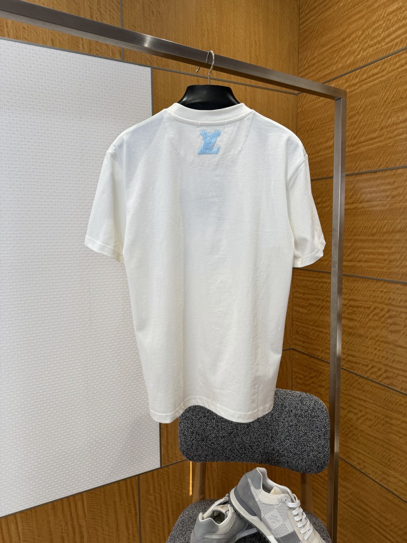 LV Crew Neck Letter Print Short-Sleeve T-Shirt 1