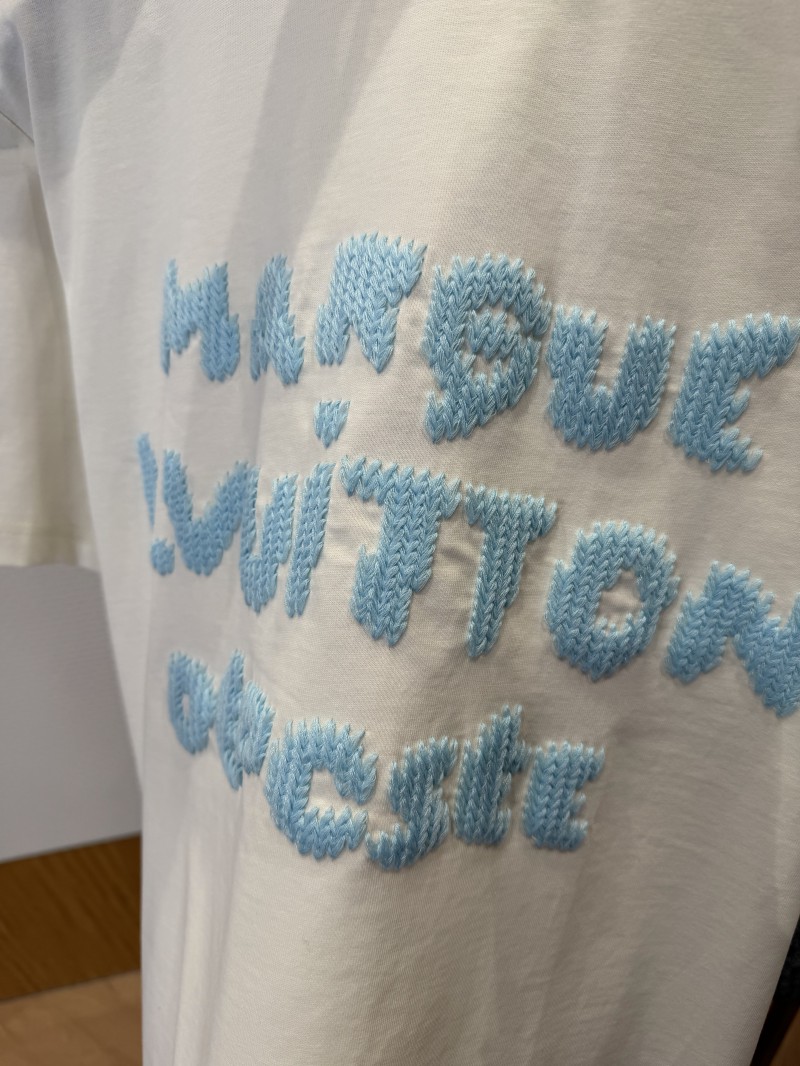 LV Crew Neck Letter Print Short-Sleeve T-Shirt 5