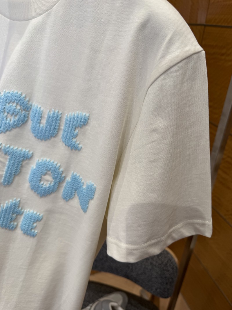 LV Crew Neck Letter Print Short-Sleeve T-Shirt 7