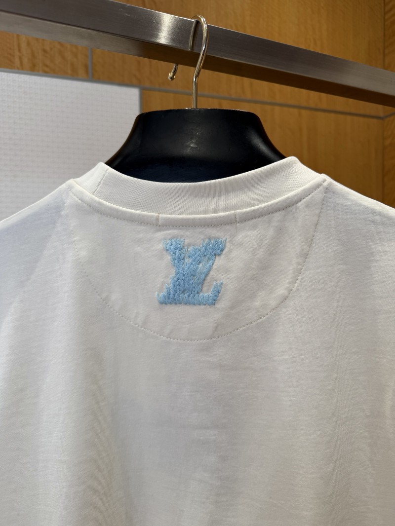 LV Crew Neck Letter Print Short-Sleeve T-Shirt 8