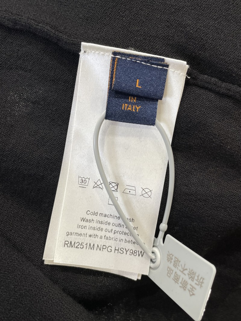 LV Logo Jacquard Short-Sleeve T-Shirt 2 8