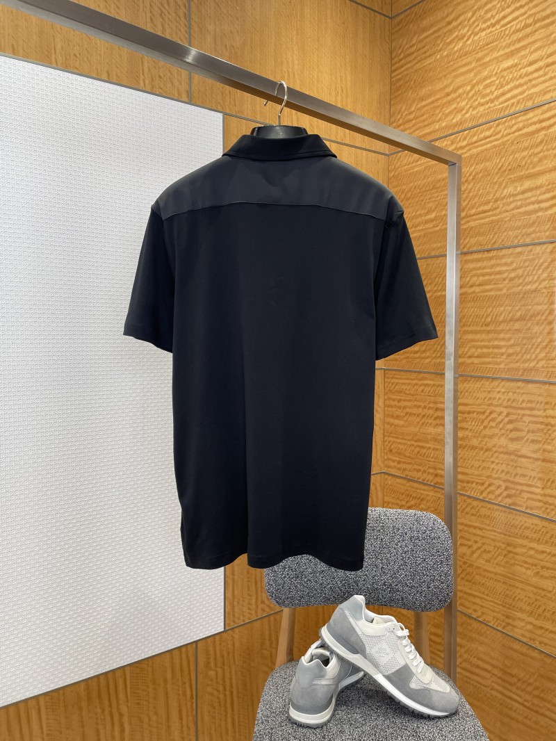Prada Triangle Logo Pocket Polo Shirt 1 1