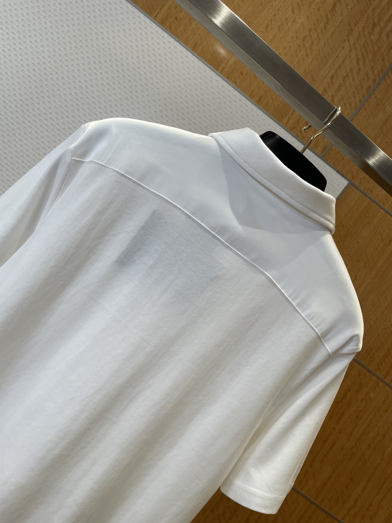 Prada Triangle Logo Pocket Polo Shirt 2 5