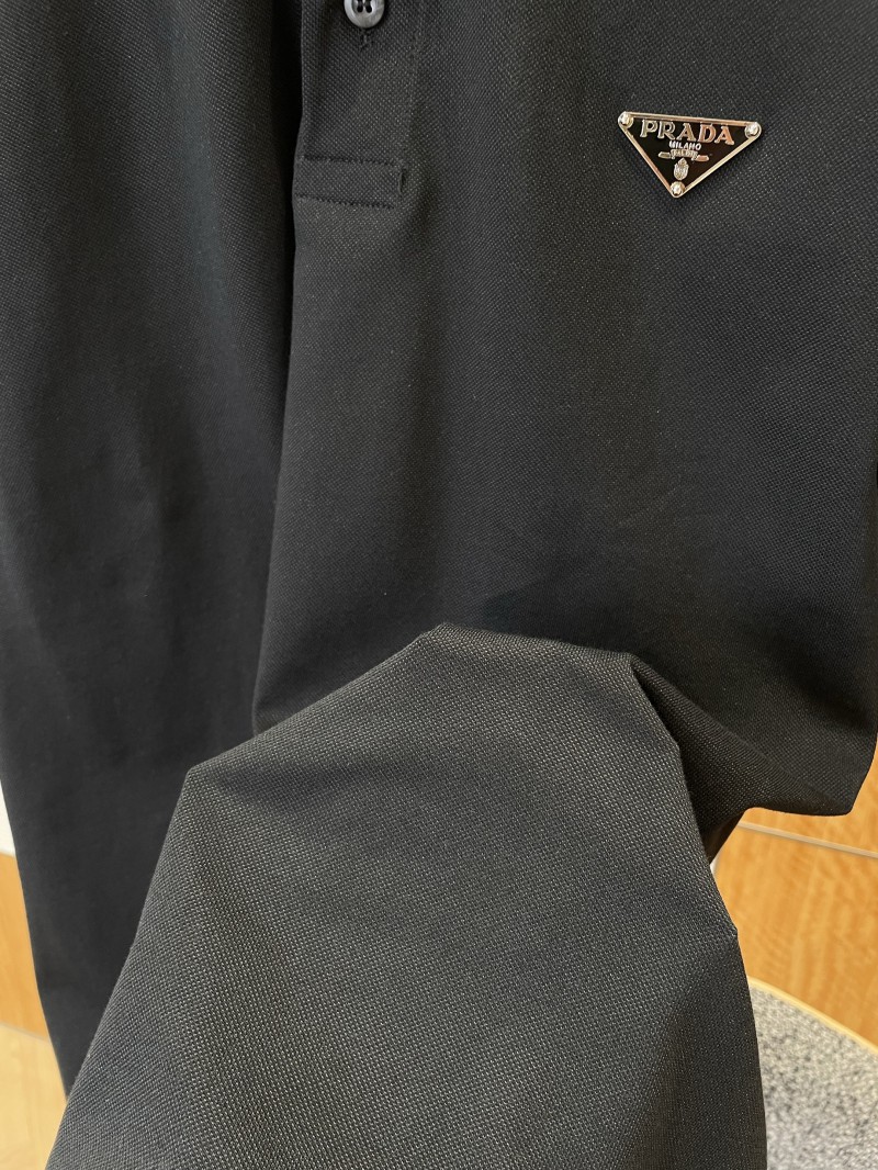 Prada Color-Blocked Steel-Label Business Polo Shirt 1 4