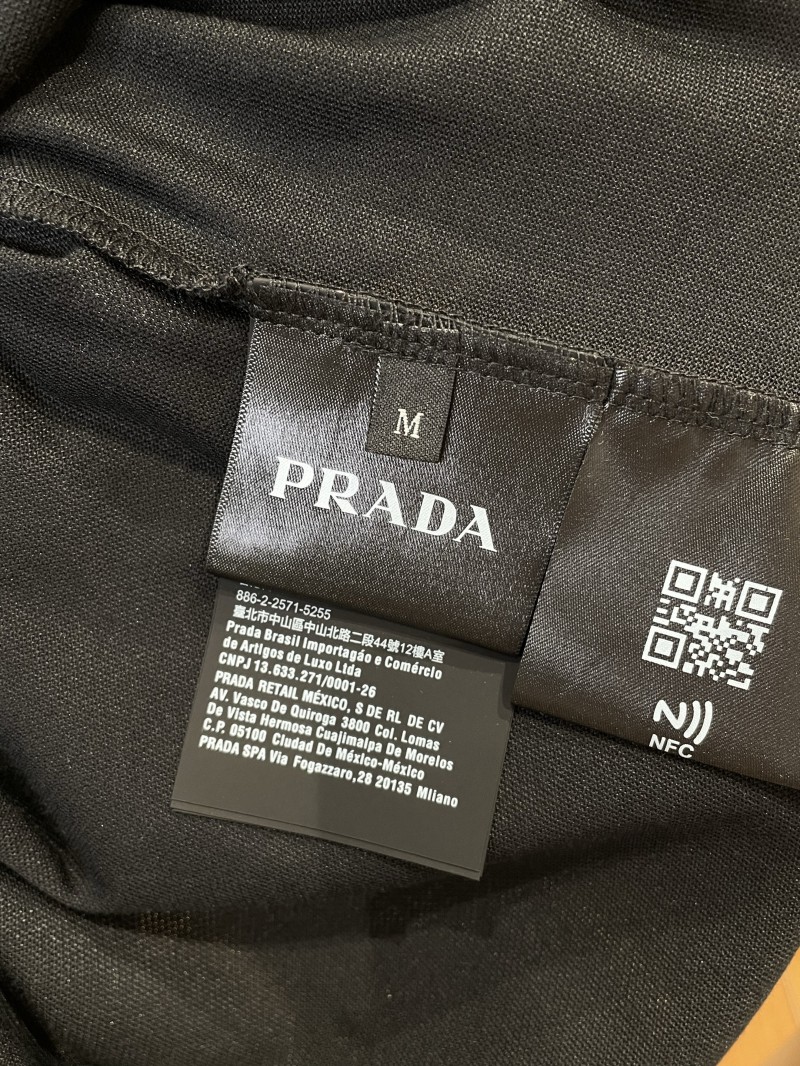 Prada Color-Blocked Steel-Label Business Polo Shirt 1 8
