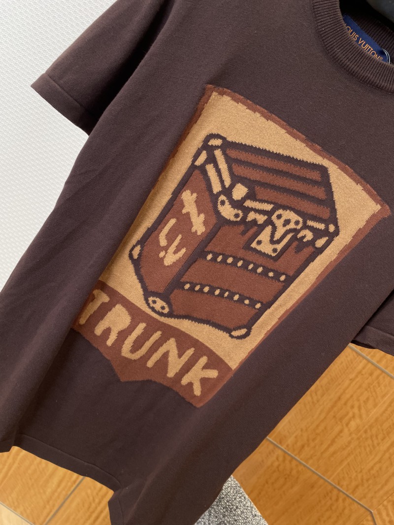LV Monogram Cartoon Print Short-Sleeve T-Shirt 2 3