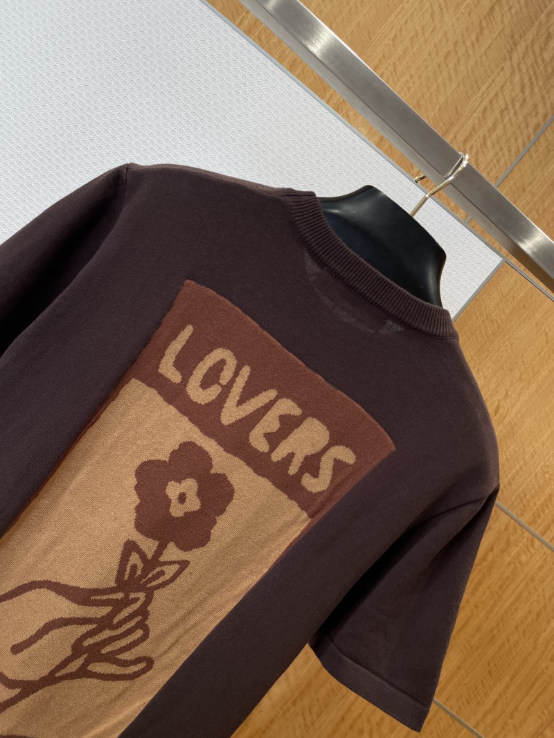LV Monogram Cartoon Print Short-Sleeve T-Shirt 2 5