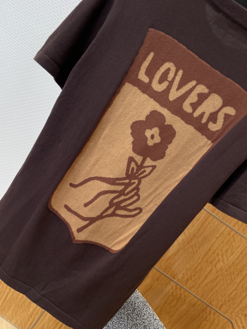 LV Monogram Cartoon Print Short-Sleeve T-Shirt 2 6