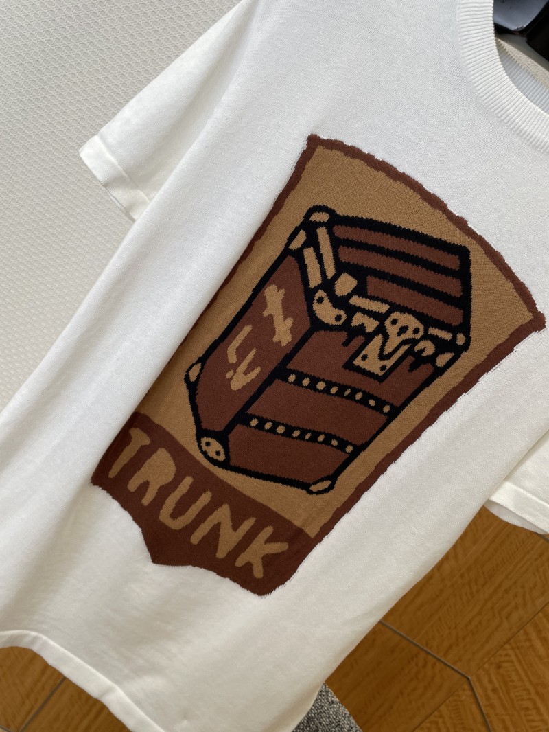 LV Monogram Cartoon Print Short-Sleeve T-Shirt 1 3