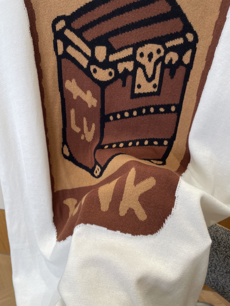 LV Monogram Cartoon Print Short-Sleeve T-Shirt 1 4