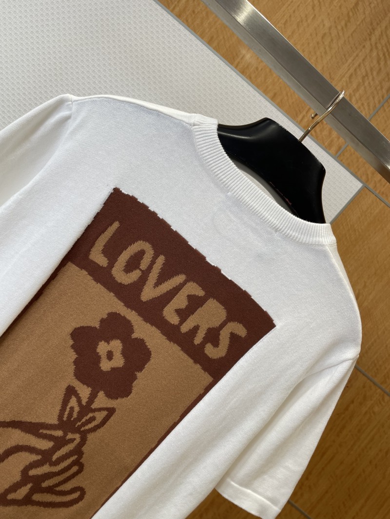 LV Monogram Cartoon Print Short-Sleeve T-Shirt 1 5