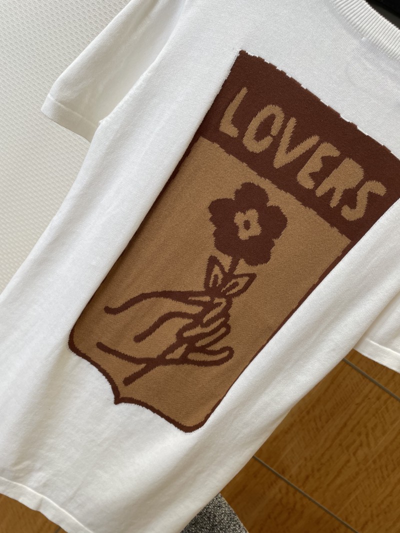 LV Monogram Cartoon Print Short-Sleeve T-Shirt 1 6