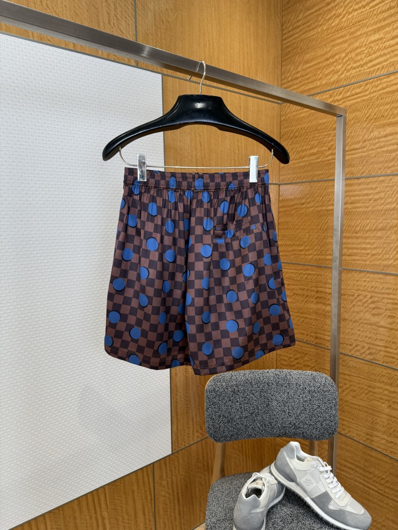 LV Checkered Polka Dot Casual Shorts 1