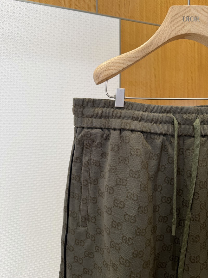Gucci Double G Subtle Pattern Drawstring Casual Shorts 2 2