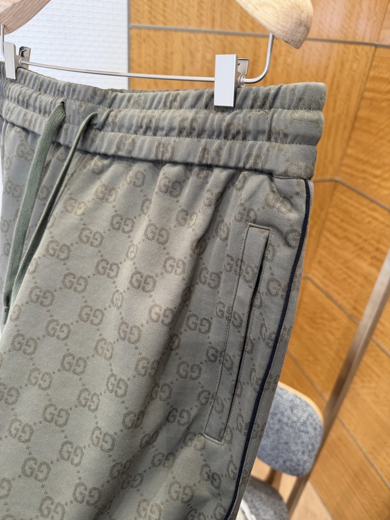 Gucci Double G Subtle Pattern Drawstring Casual Shorts 2 6