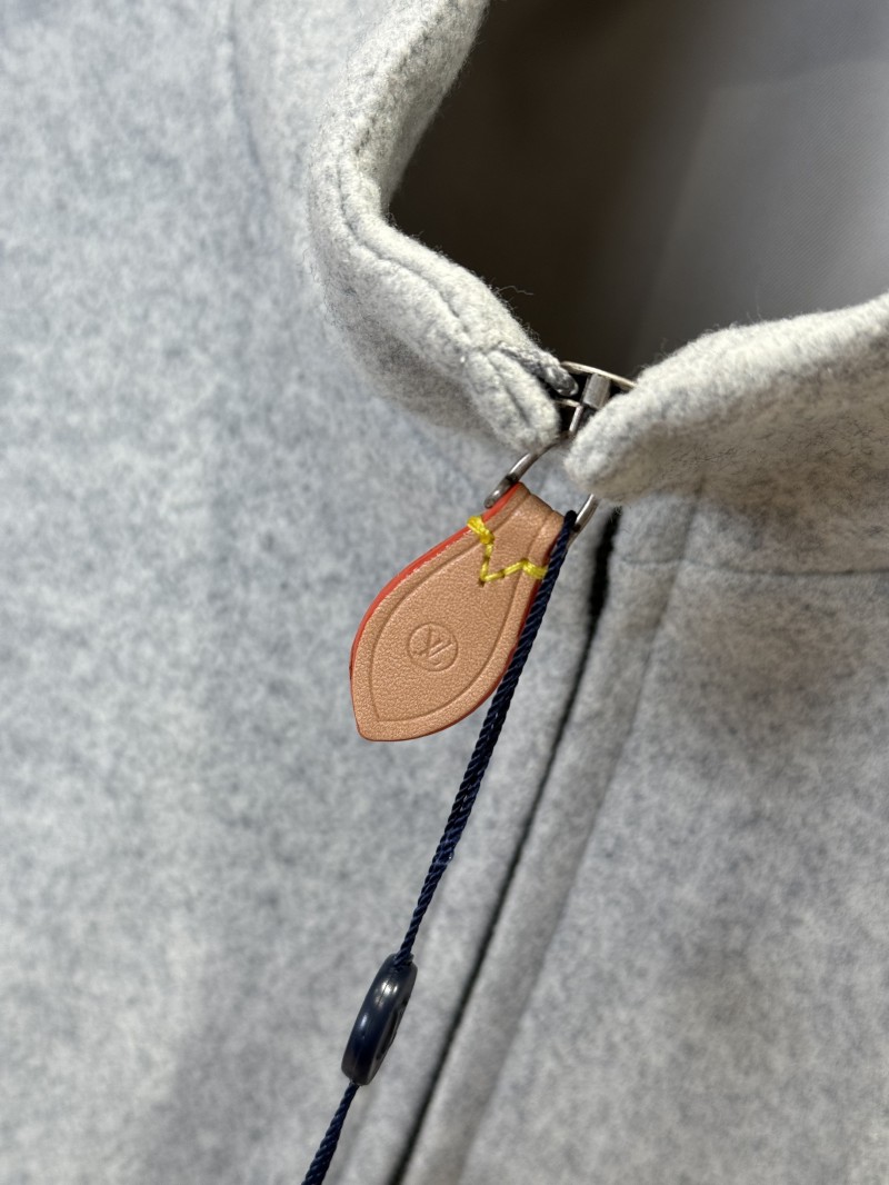 LV Heavyweight Cotton Stand Collar Zip Jacket 6
