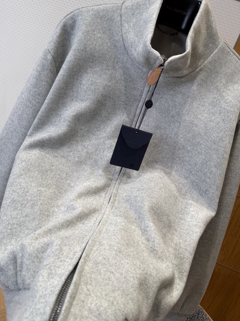 LV Heavyweight Cotton Stand Collar Zip Jacket 7
