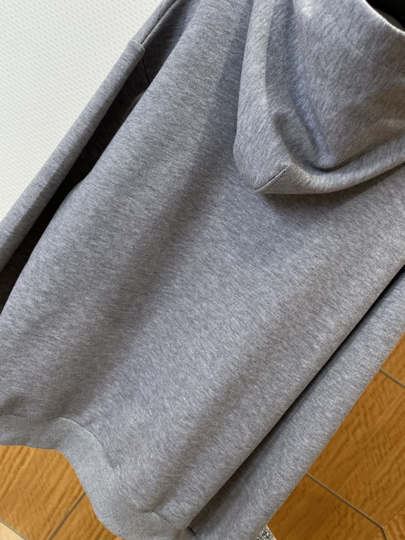 LV Embroidered Leather Label Hooded Sweatshirt 6