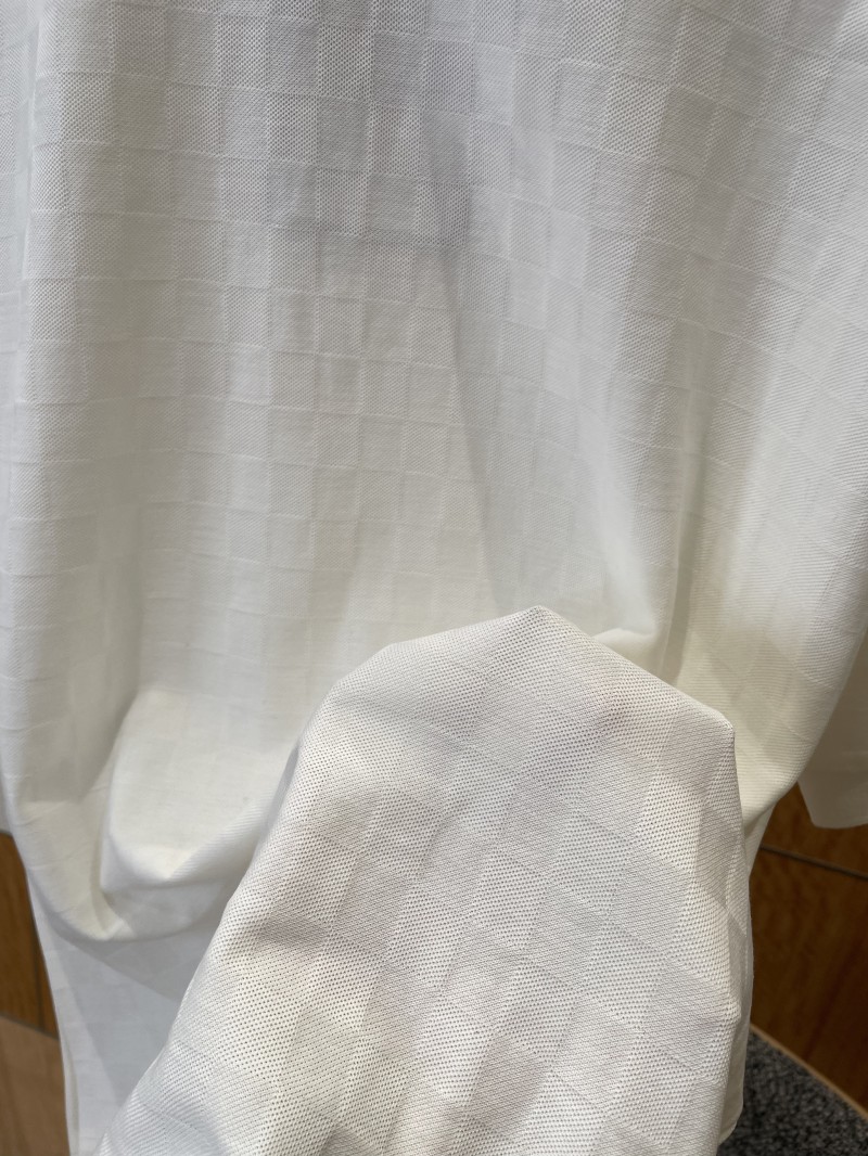 LV Checkered Subtle Pattern Jacquard Polo Shirt 7