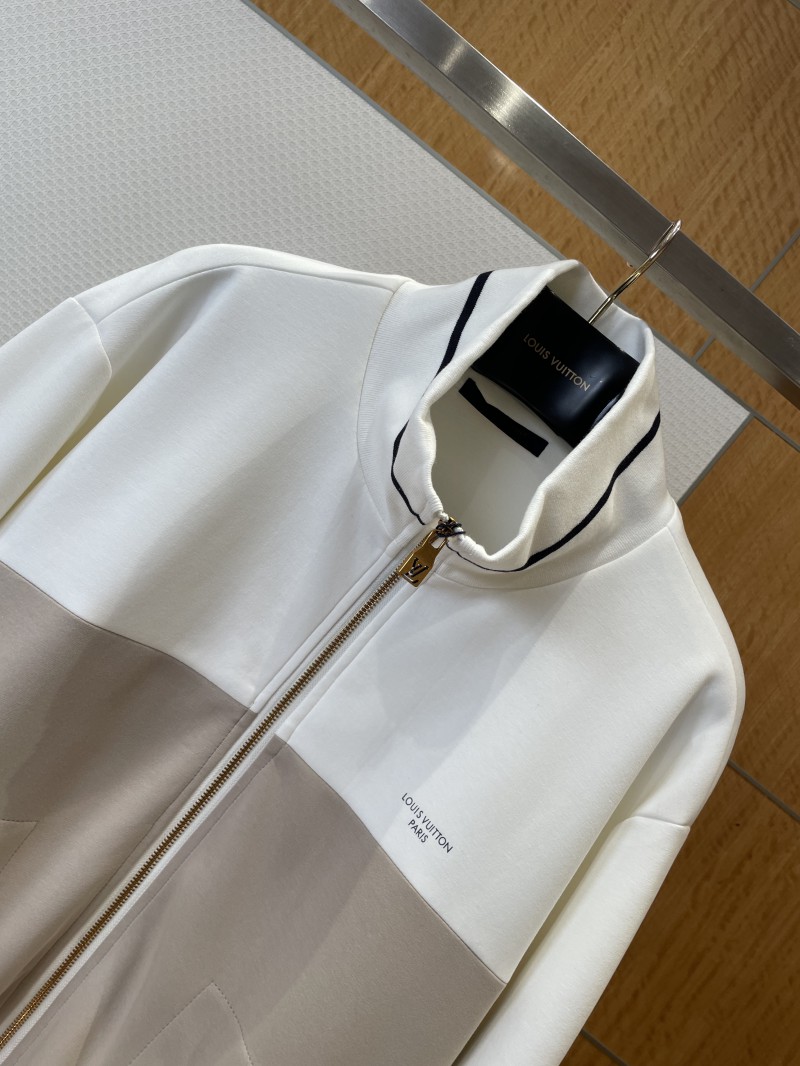 LV Color-Block Patchwork Jacket Coat 2