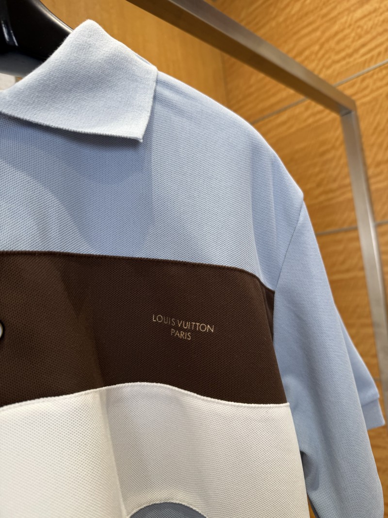LV Color-Block Striped Polo Shirt 3