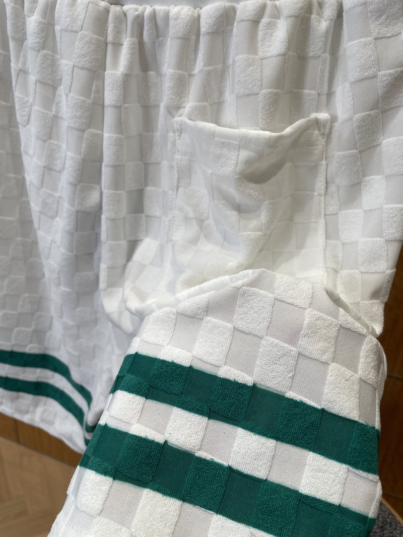 LV Color-Block Striped Plaid Jacquard Shorts 7