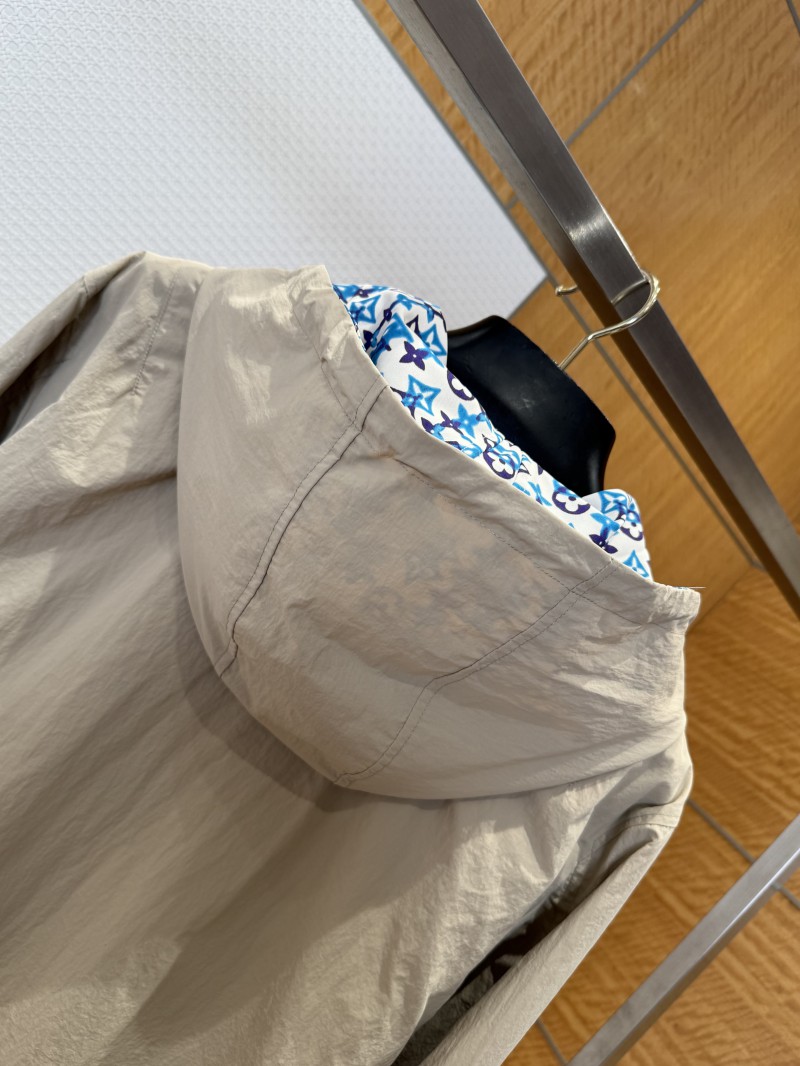 LV All-Over Logo Reversible Hooded Jacket 5