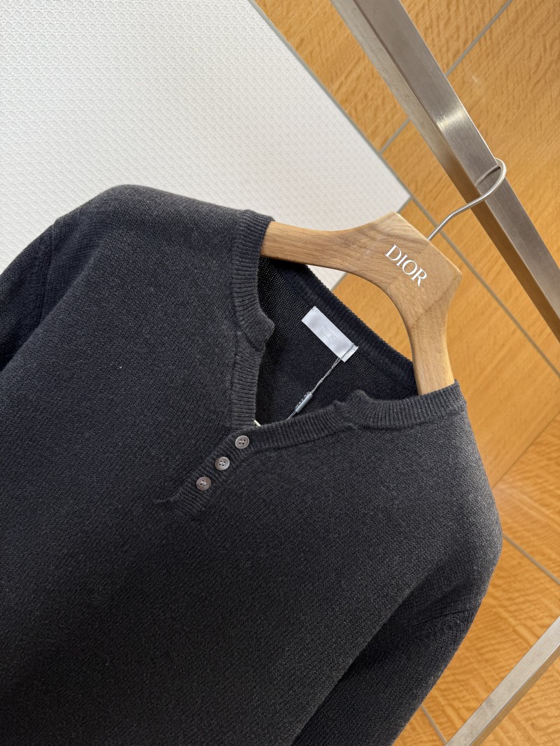 Dior Pure Color Wool Knit Sweater 2 2