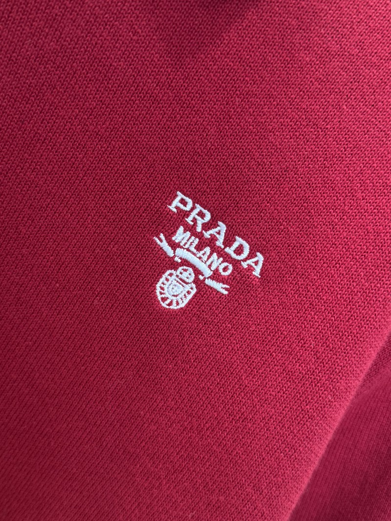Prada Classic Knit Polo Shirt 1 6