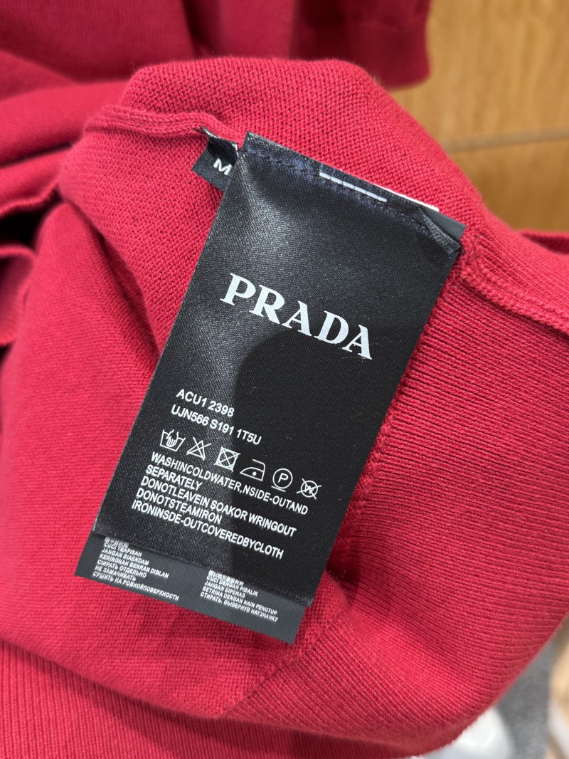 Prada Classic Knit Polo Shirt 1 8