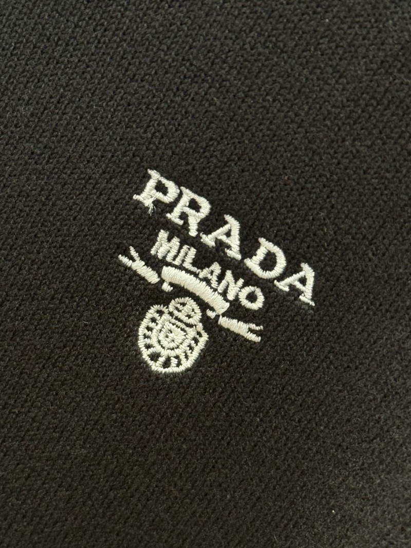 Prada Classic Knit Polo Shirt 2 6