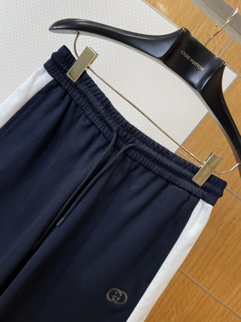 Gucci Embroidered Color-Blocked Patchwork Casual Shorts 2