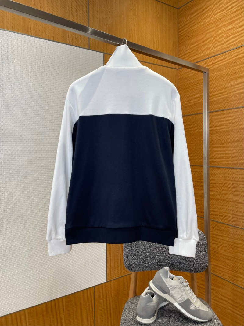 Gucci Embroidered Contrast Patchwork Stand Collar Jacket 1
