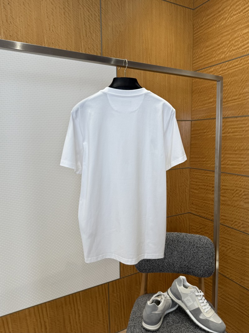 Fendi Pocket Zipper Decorated Cotton Short-Sleeve T-Shirt 2 1