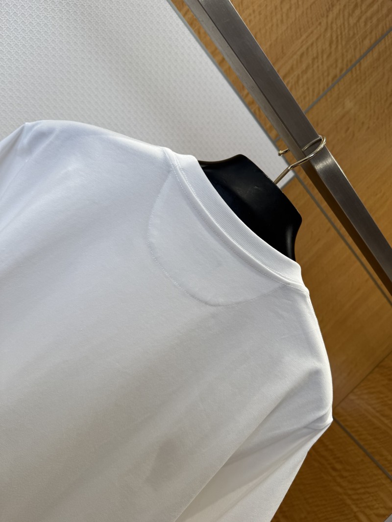 Fendi Pocket Zipper Decorated Cotton Short-Sleeve T-Shirt 2 4