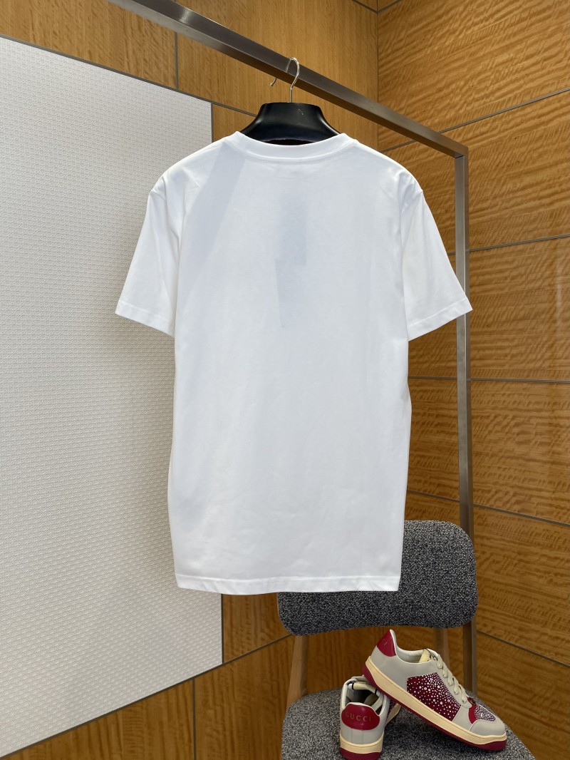 Dior Micro Logo Embroidered Crew Neck Short Sleeve T-Shirt 3 1