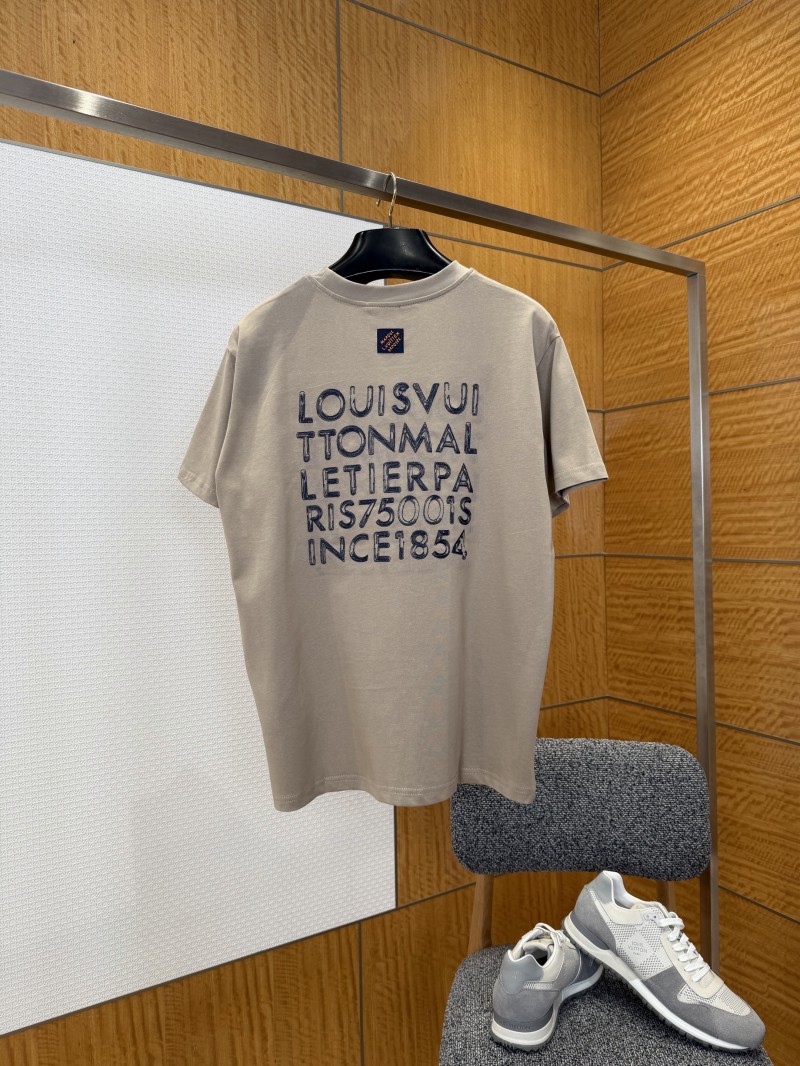 LV Micro Logo Embroidered Short-Sleeve T-Shirt 1