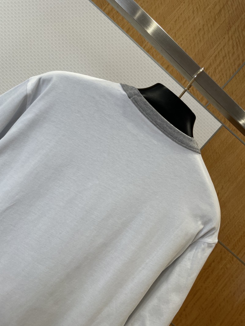 Prada Reversible Cotton Crew Neck Short-Sleeve T-Shirt 1 4