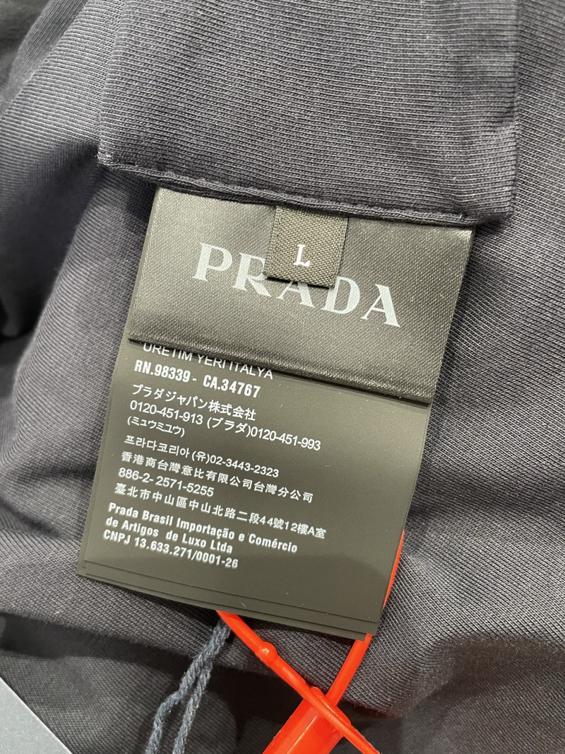 Prada Reversible Cotton Crew Neck Short-Sleeve T-Shirt 2 8