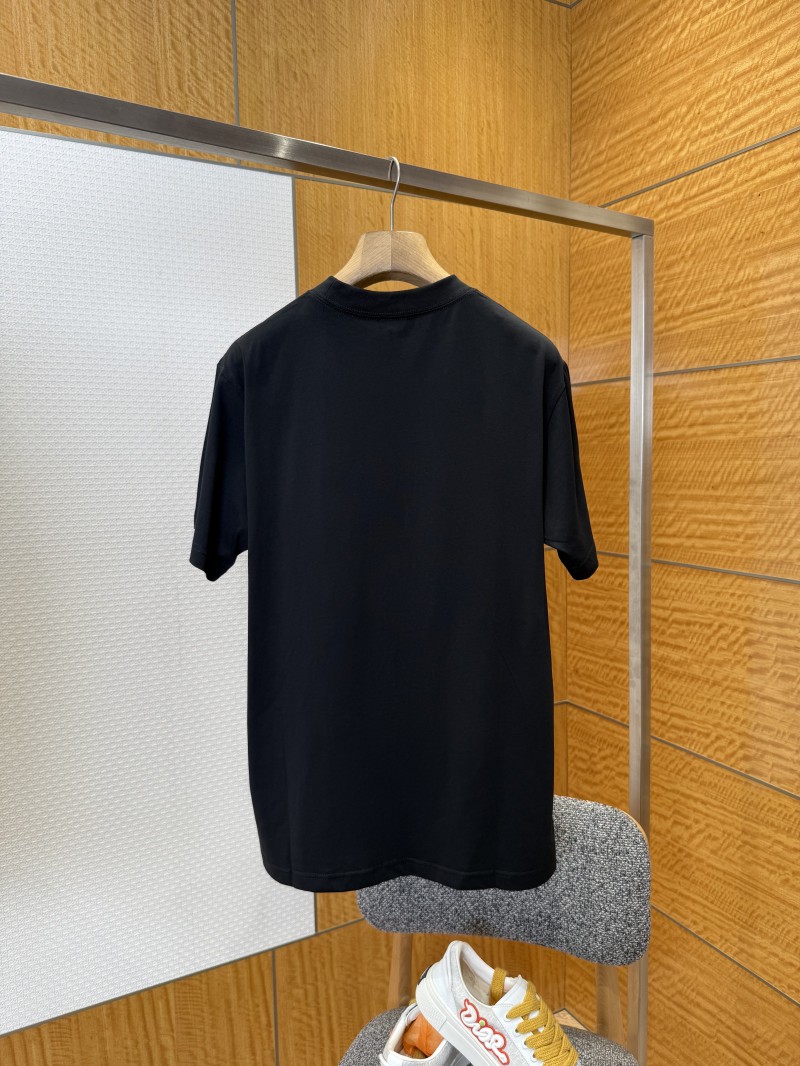 Dior Embroidered Jacquard Crew Neck Short-Sleeve T-Shirt 1 1