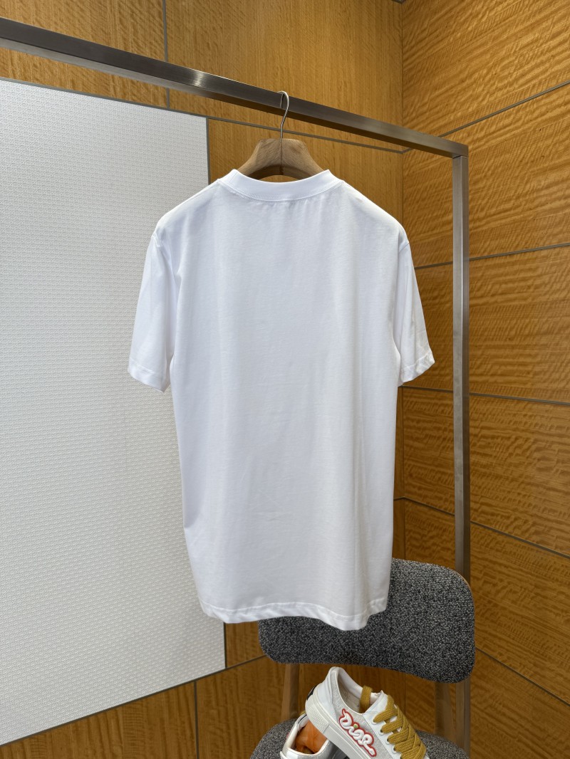 Dior Embroidered Jacquard Crew Neck Short-Sleeve T-Shirt 2 1