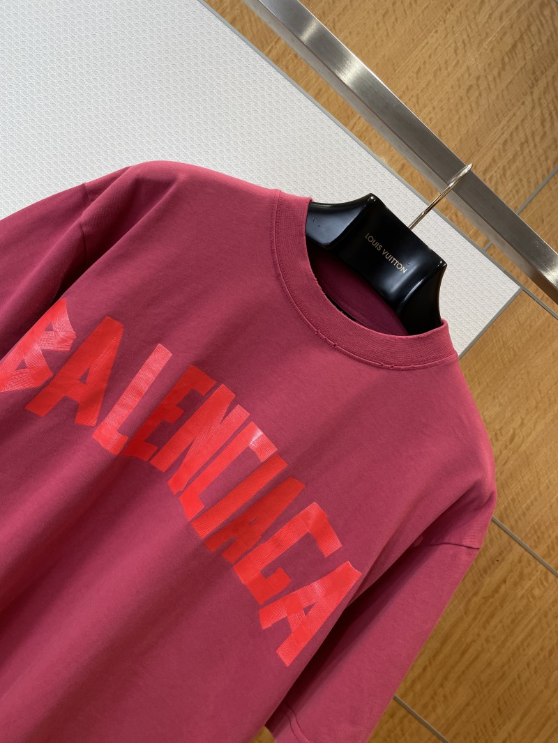 Balenciaga Tape Print Short-Sleeve T-Shirt 2