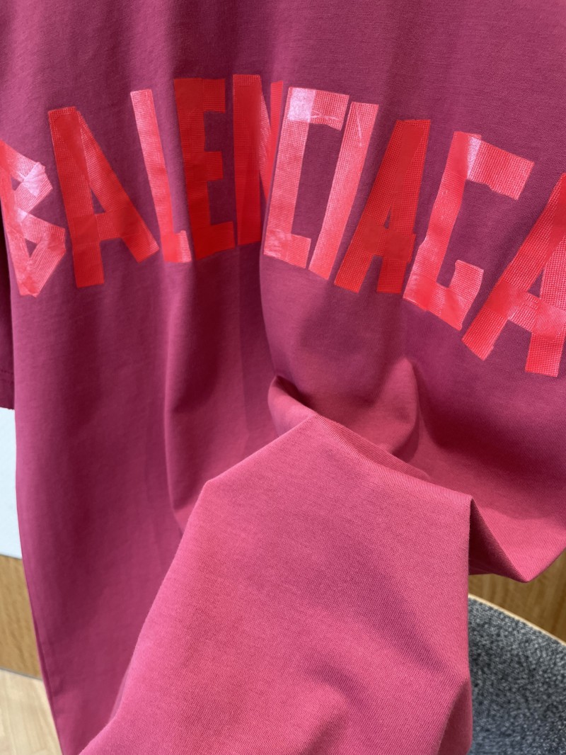 Balenciaga Tape Print Short-Sleeve T-Shirt 4