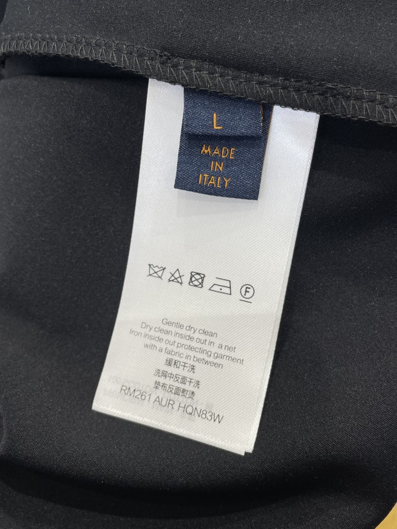 LV Color-Blocked Crew Neck Sports Short-Sleeve T-Shirt 8
