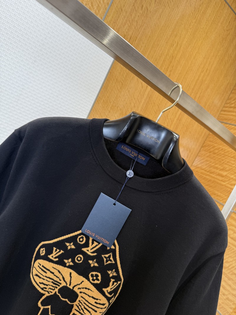 LV Mushroom Print Knit Short-Sleeve T-Shirt 2