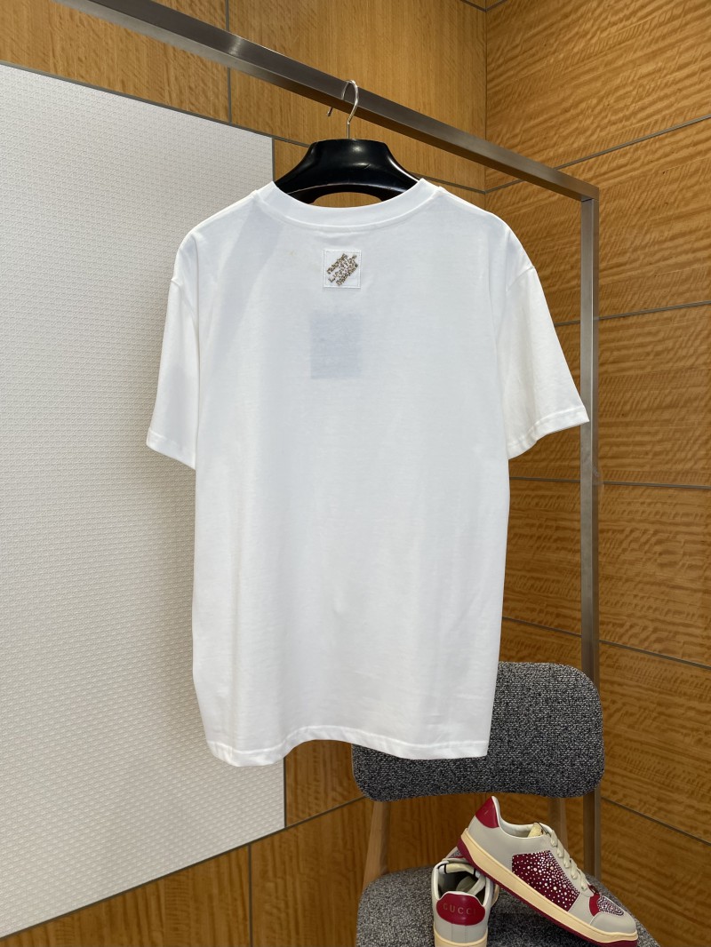 LV Sequined Letter Logo Short-Sleeve T-Shirt 1 1