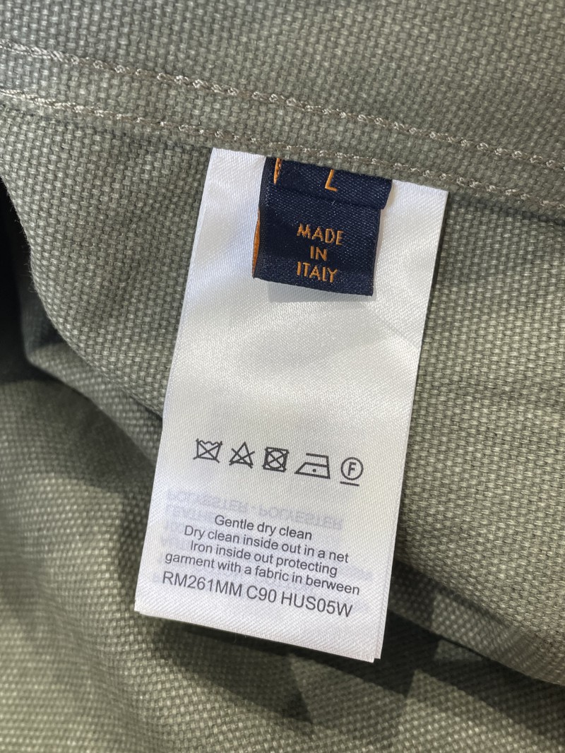 LV Full Print Jacquard Denim Shirt 7