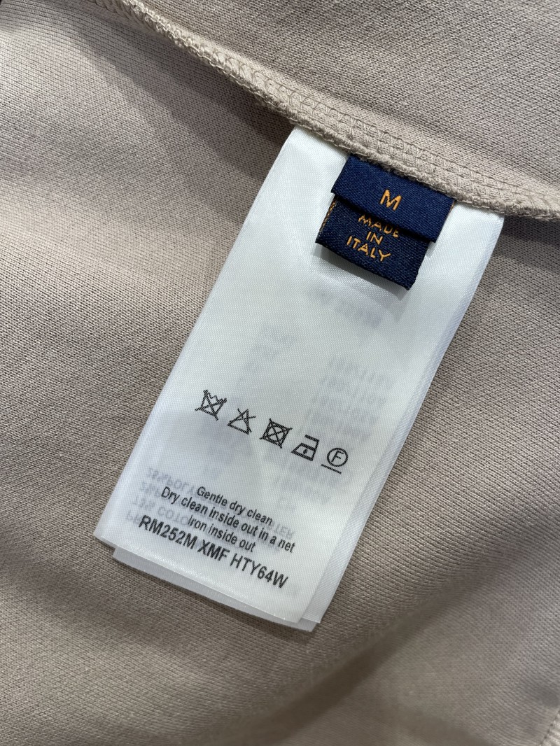 LV Half-Zip Contrast Color Stand Collar Sweatshirt 8
