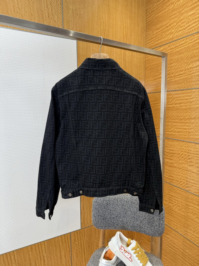 Fendi All-Over Print Denim Jacket 1