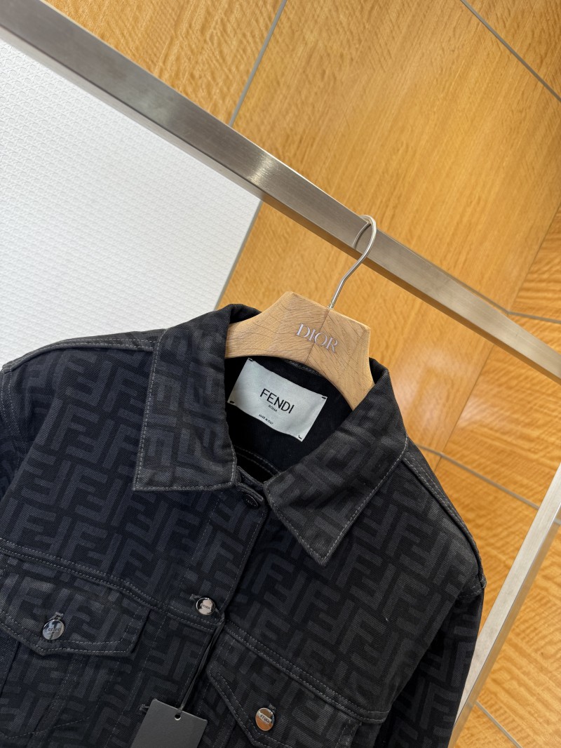 Fendi All-Over Print Denim Jacket 2